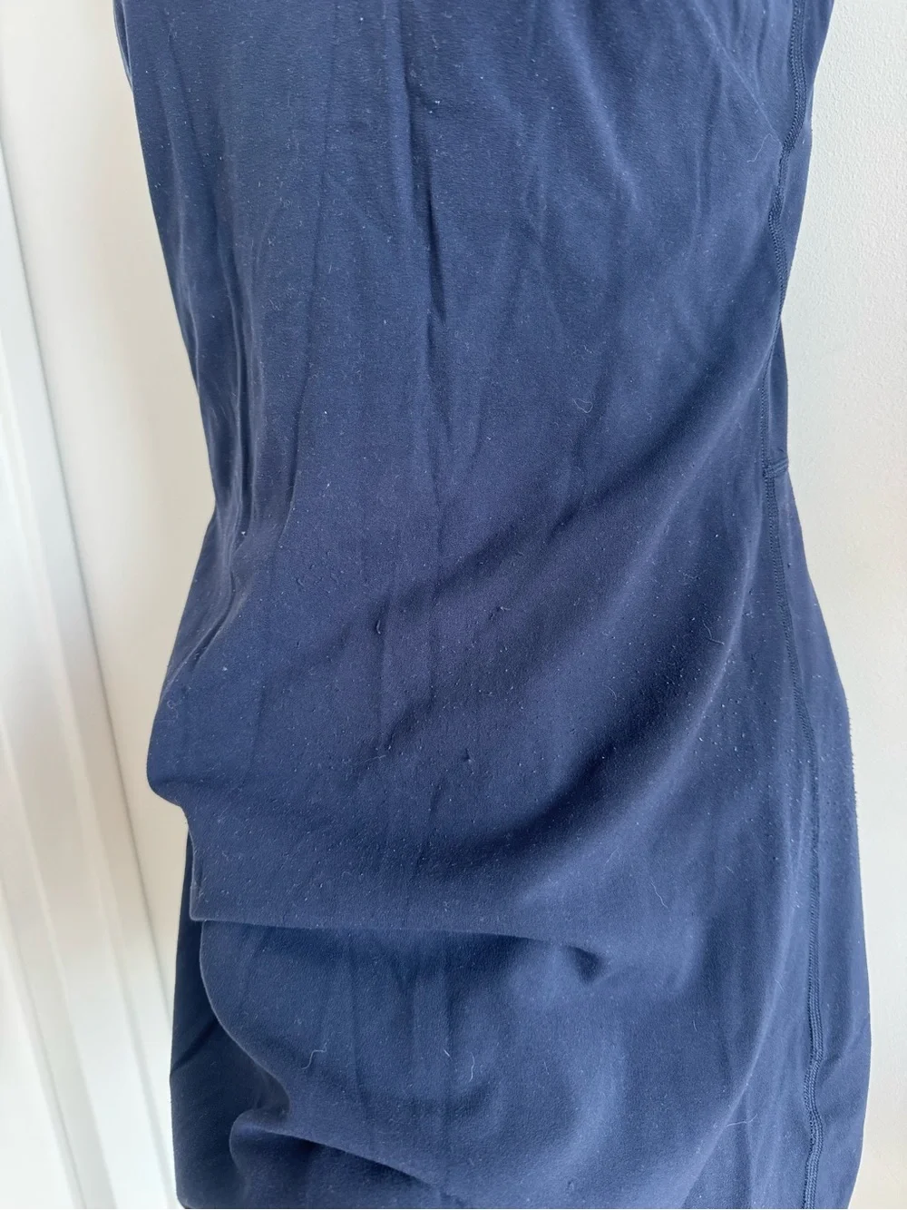 Aritzia Navy V-Neck BUTTER Athletic Tennis Dress - Picture 4 of 7